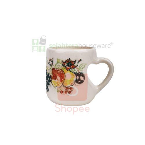 Gelas Papa Mama White Line CINTA 2 pcs**