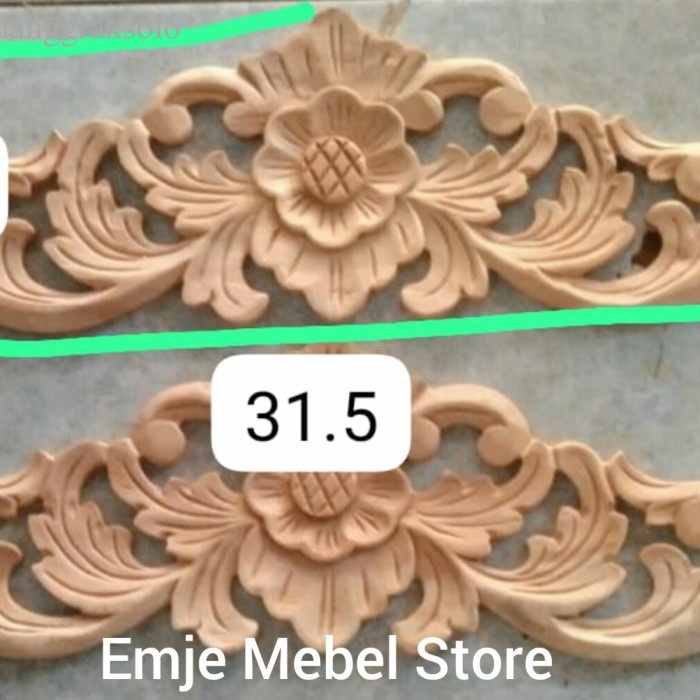 

ornamen ukir tempel hiasan dinding kayu mahoni ukira bunga murah