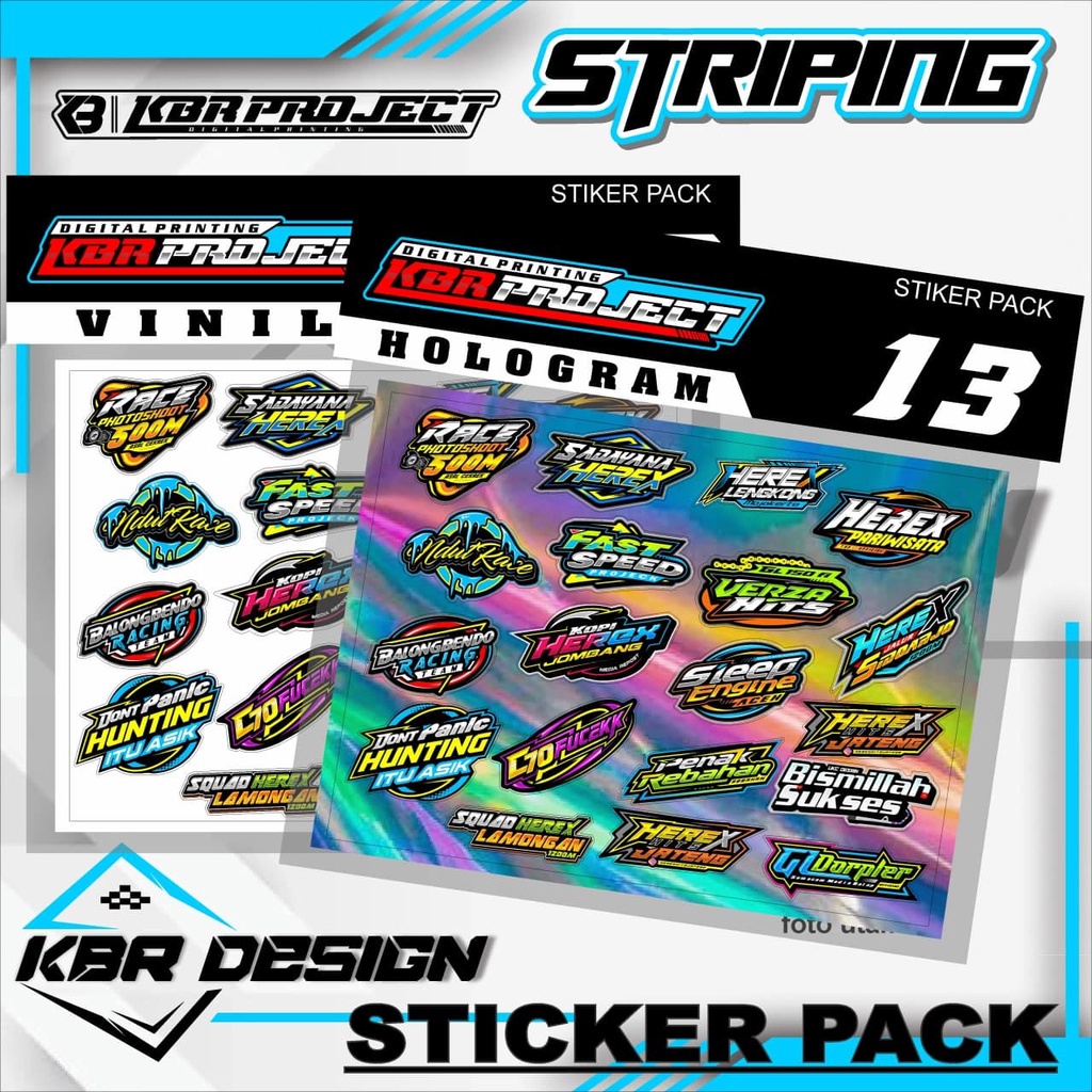 

(COD) STIKER PACK - STICKER PACK VARIASI LIST - 13