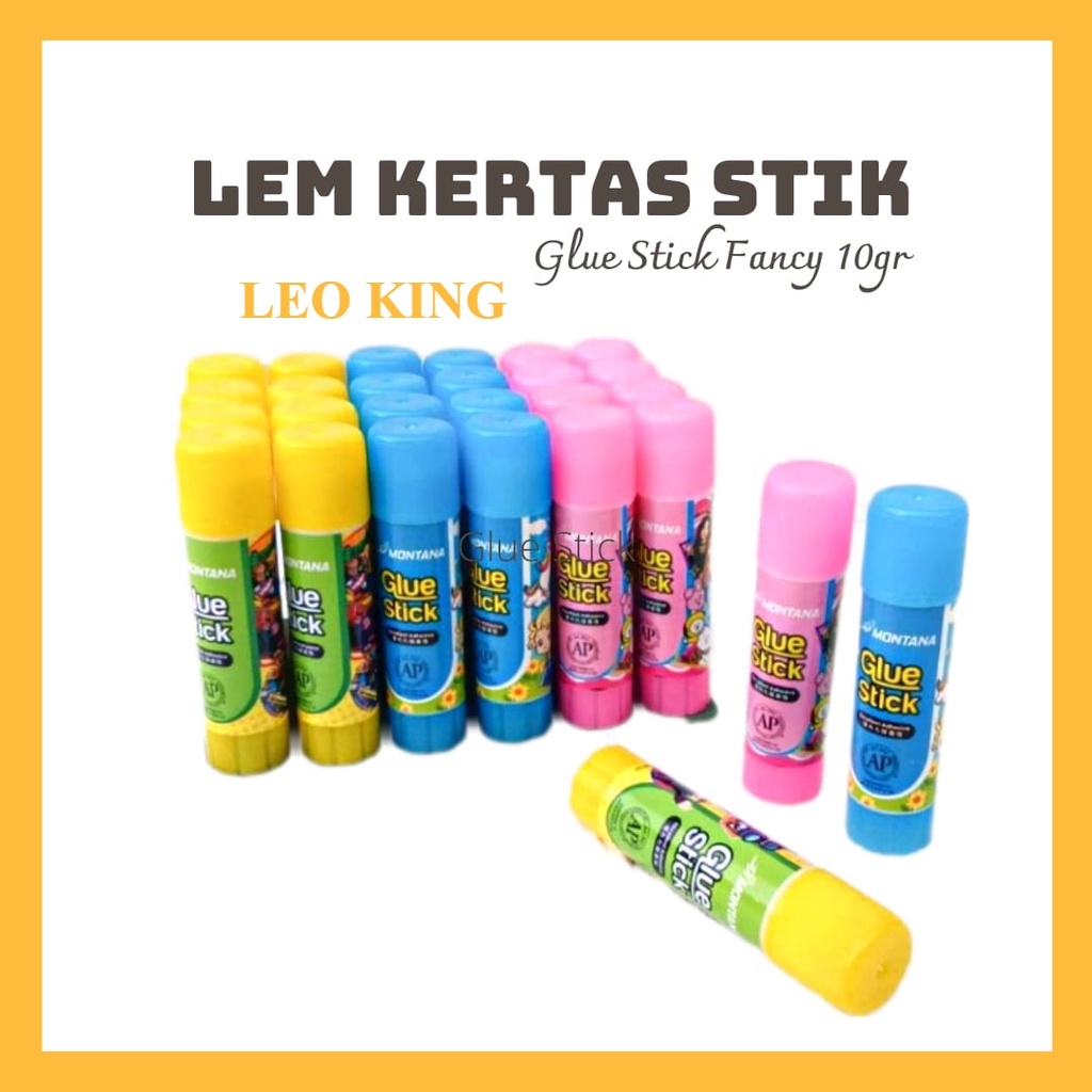 

[ LEO KING ] LEM KERTAS STIK MOTIF LUCU / GLUE STICK