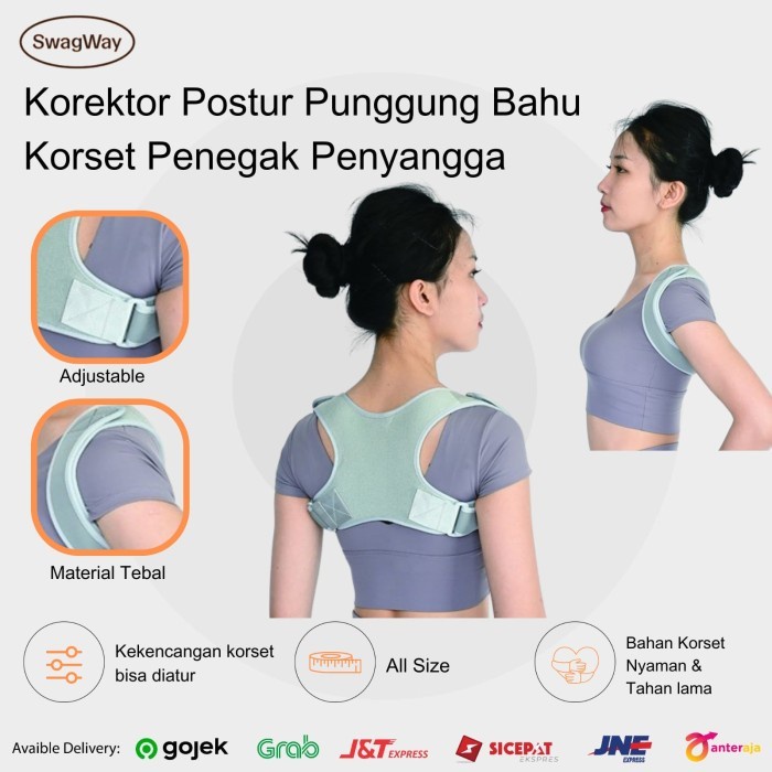 Brace Plus Posture Corrector - Clavicle Spine Korset Penegak Bahu