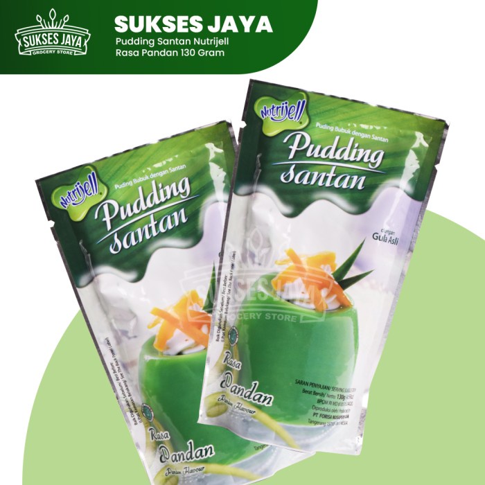 

Puding Santan Nutrijell Rasa Pandan 130 Gram