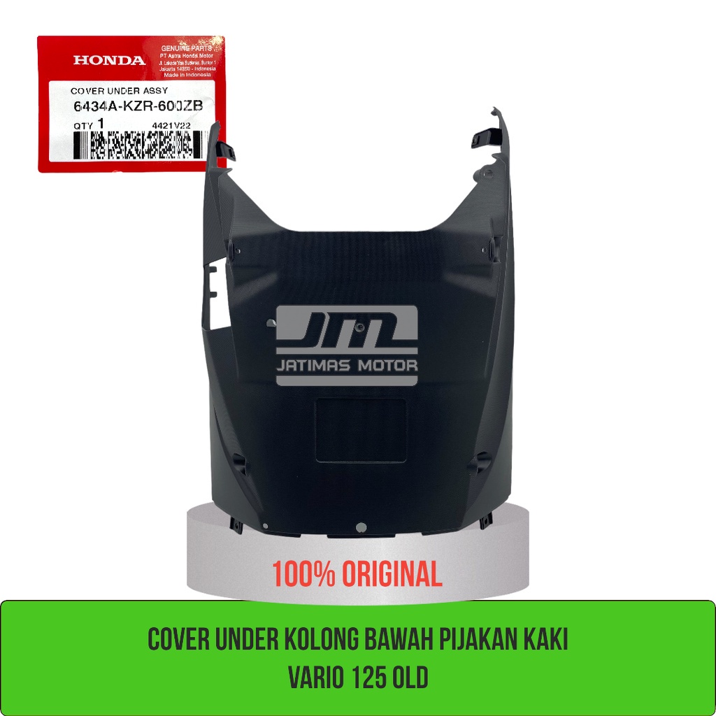 Cover under kolong bawah pijakan kaki vario 125 old 6434A-KZR-600ZB