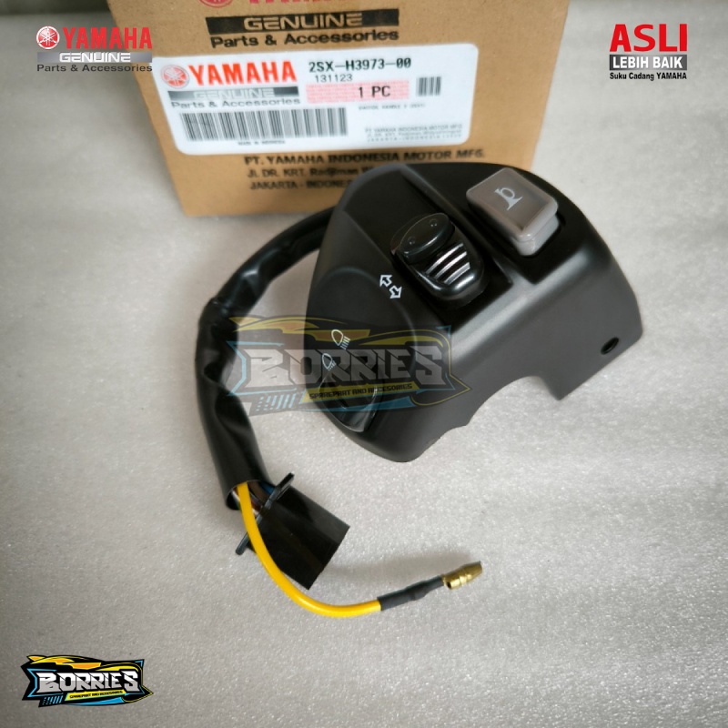 SWITCH HANDLE HOLDER SAKLAR KLAKSON LAMPU SEN SEIN KIRI MIO S SOUL GT 125 LED ORIGINAL YGP 2SX-H3973