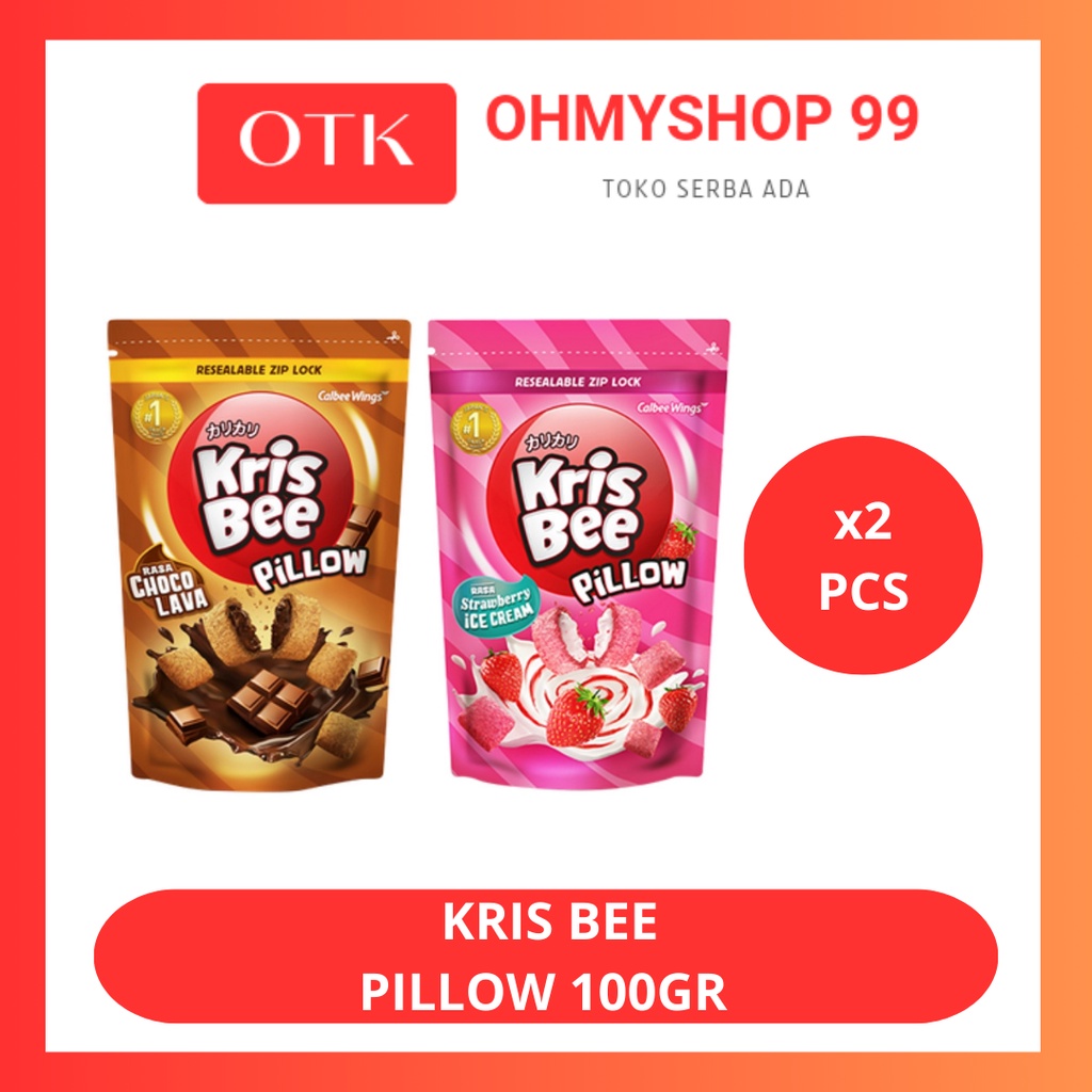 

Krisbee Pillow Chocolava Strawberry Ice Cream 100gr - 2pcs