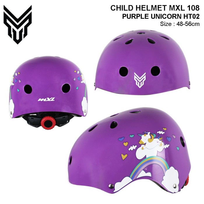 Helm Sepeda Anak MXL 001 - Unicorn