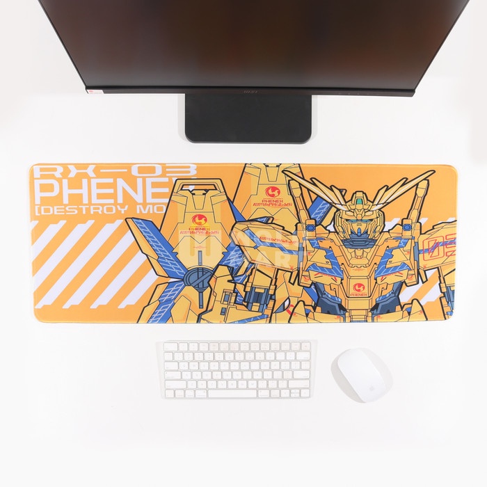 Gundam Series Gaming Desk Mousepad Deskmat XL - RX-02 Banshee