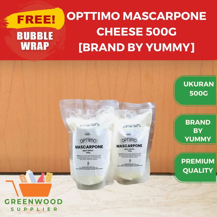 

Opttimo Mascarpone Cheese 500G [PREMIUM QUALITY]