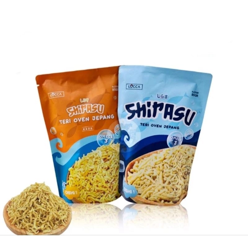 

BARU CEMILAN LOCCA SHIRASU TERI OVEN JEPANG 80G/ TERI KEJU /SNACK TERI LOCCA