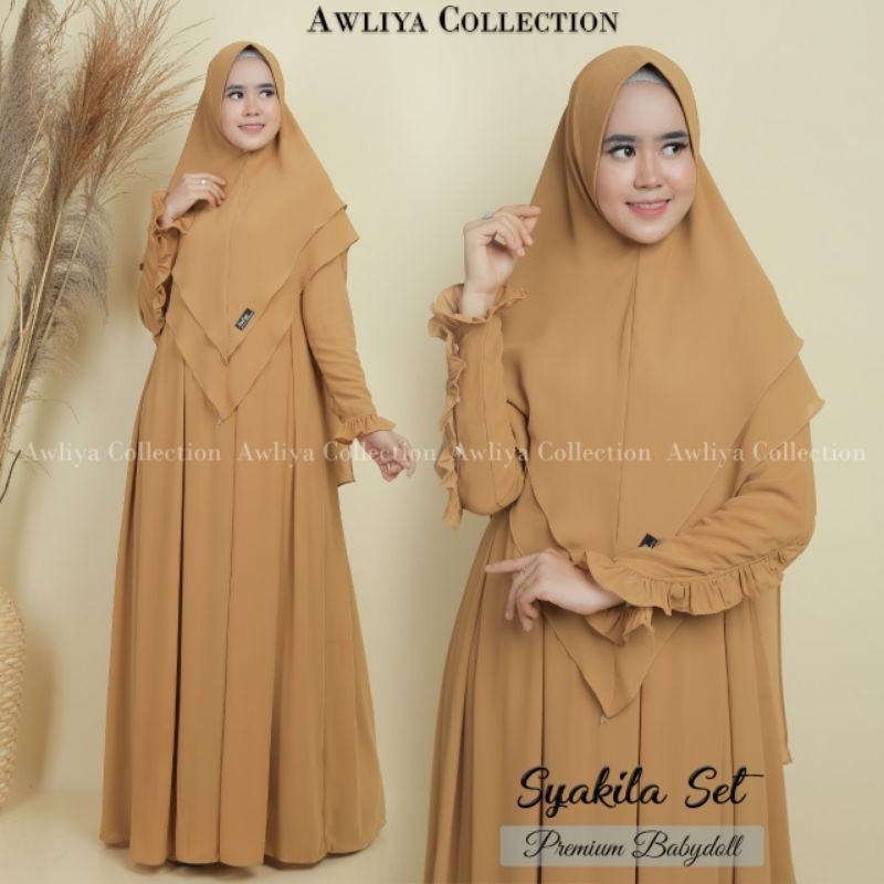 Terbaru syar'i Randoom Gamis syar'i/syakila set /ori awliya/sy ar'i awliya collection/gamis terbaru/