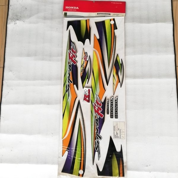 grafik graphic grapik sticer stiker sticker striping body bodi original ori honda supra fit lama old