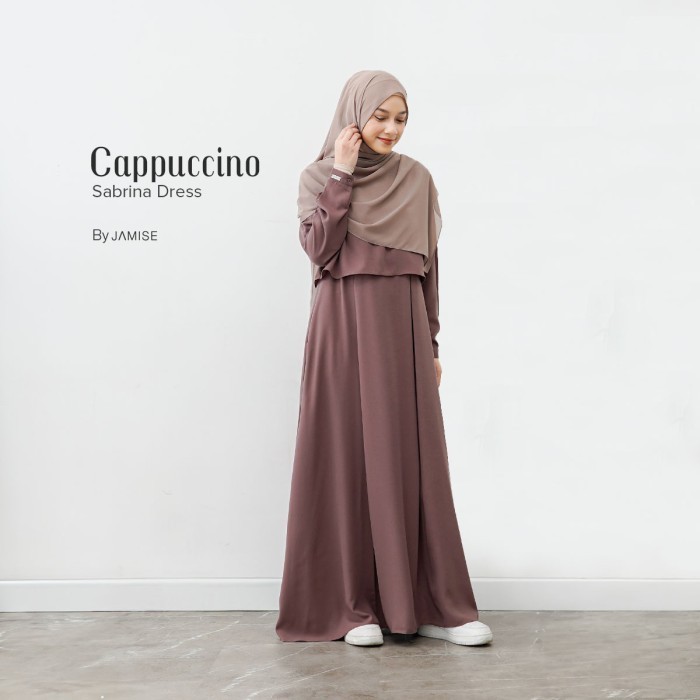 Sabrina Dress New Colour | Gamis by Jamise Syari - Cappuccino, S
