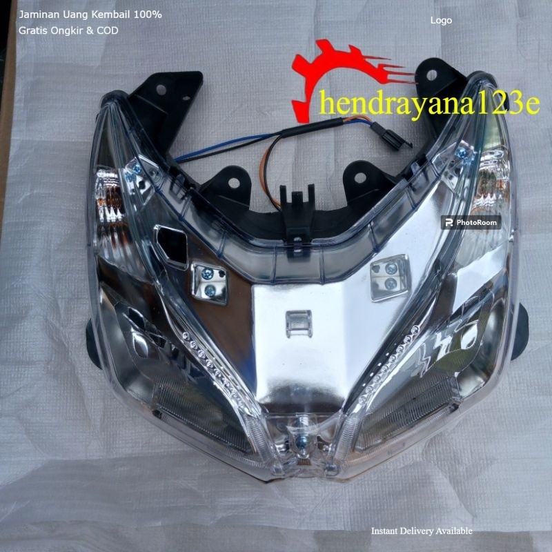Mika kaca reflektor Lampu Depan Vario 110 Fi led