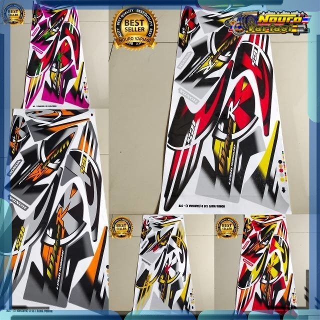 Stiker  striping  honda wave karisma karisma 125  thailand thailook bagus
