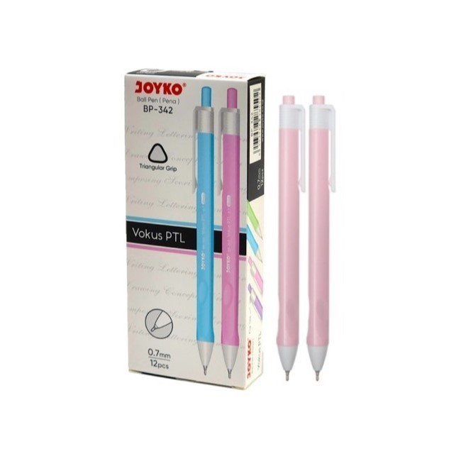 

(PACK) Pulpen / Ballpoint Pena Cetekan 0.7 - Joyko BP-342 Vokus PTL