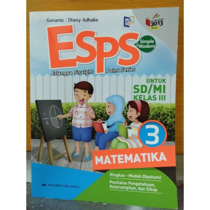 BUKU ESPS MATEMATIKA KELAS 3 SD / ESPS KELAS 3 ERLANGGA K 2013