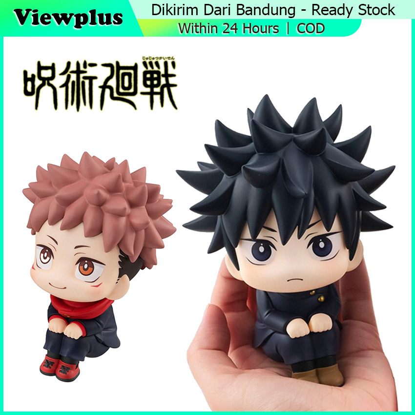 Jujutsu Kaisen Action Figure Jujutsu Kaisen Satoru Gojo Suguru Geto Duduk Chibi Large Collectible Ac