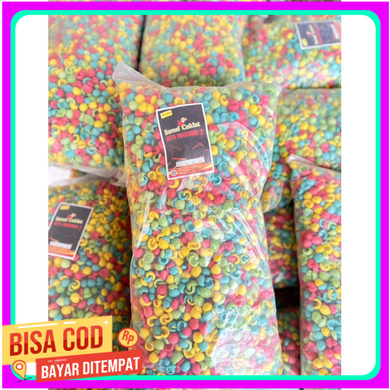 

1kg sereal rasa buah buahan cornpuff mix fruits