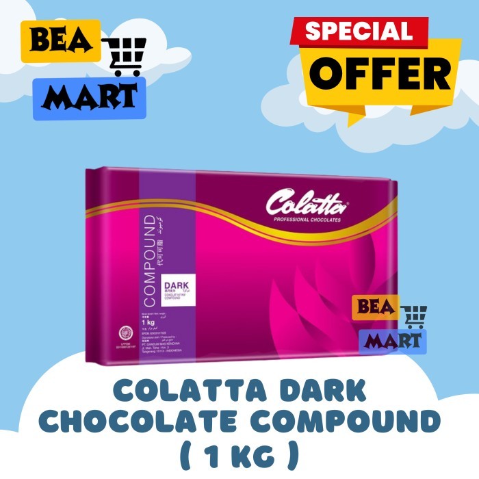 

Coklat Batangan Collata 1kg | Colata Colatta Dark Chocolate Compound Cokelat Kompon Kemasan 1 kg