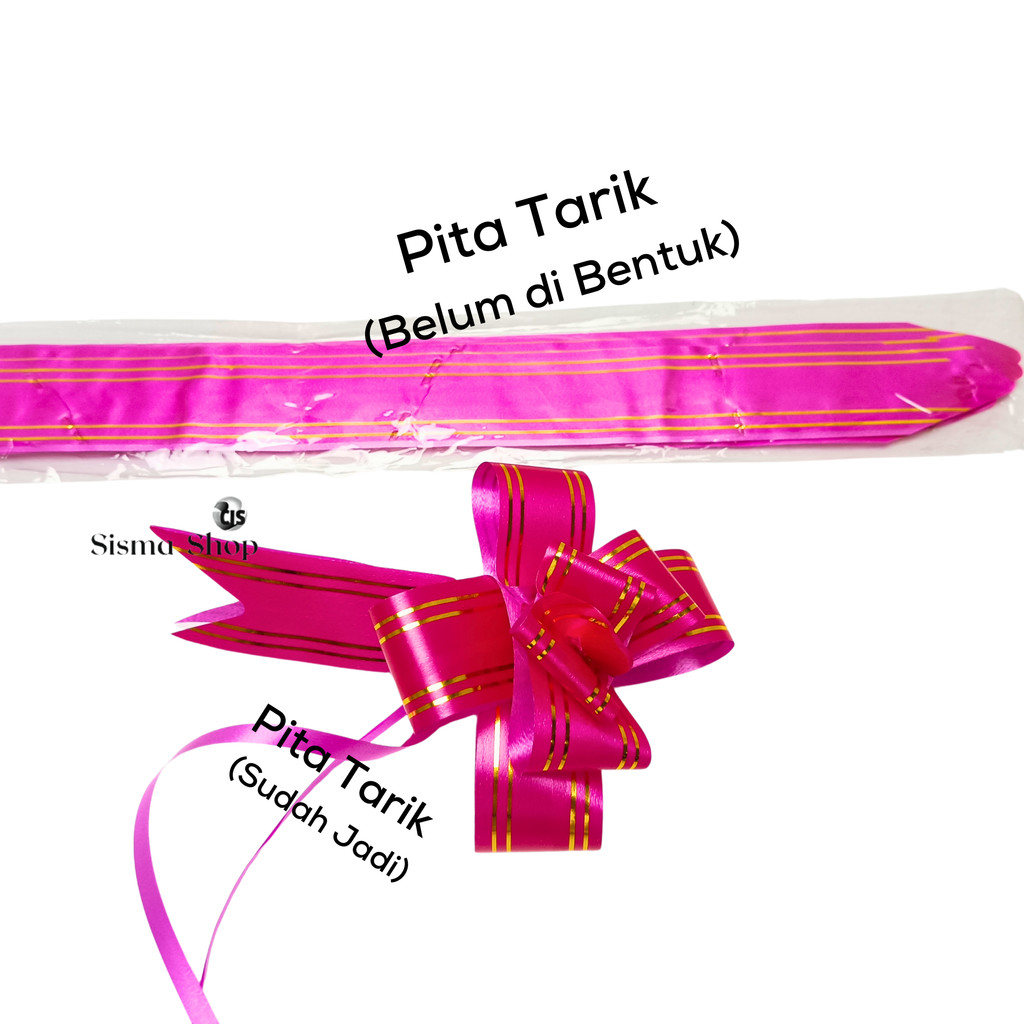 

Pita Kado - Hadiah - Gift - Ribbon - Pullbow - Hampers - Pita Tarik (10 pcs)