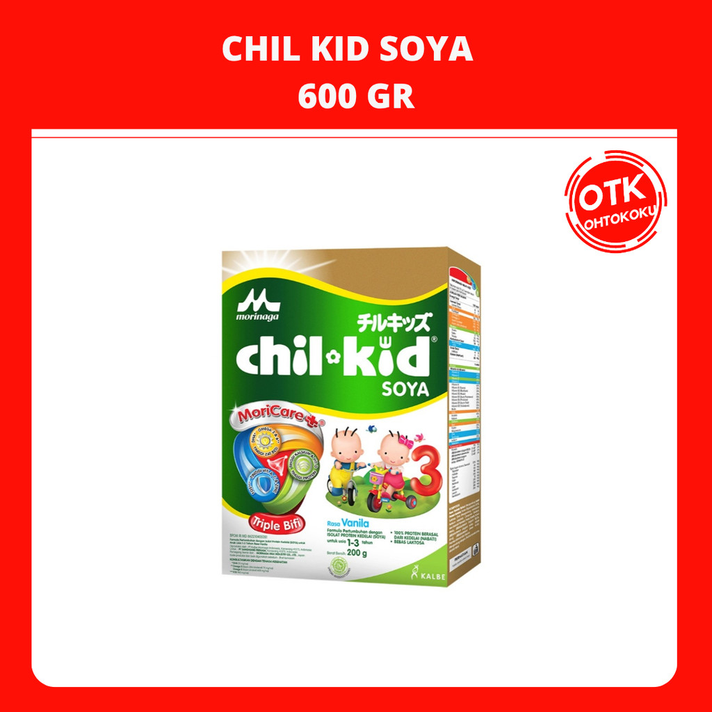 

Morinaga Chil Kid Soya 600 Gr Susu Pertumbuhan Anak 1-3 Tahun