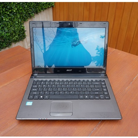 Laptop Acer Aspire 4750 Intel Core i3-2310M Ram 4Gb Hdd 500Gb SCu17684 Windows slim Laptop bekas mur