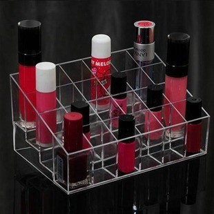 

Rena V - OG019 Tempat Lipstik Kosmetik 24 Grid Acrylic Lipstick Organizer Small
