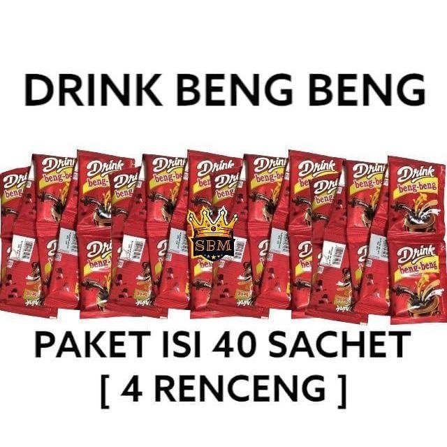 

ISI 40pc ~SBM~ DRINK BENGBENG CHOCOLATE SACHET Cokelat Susu