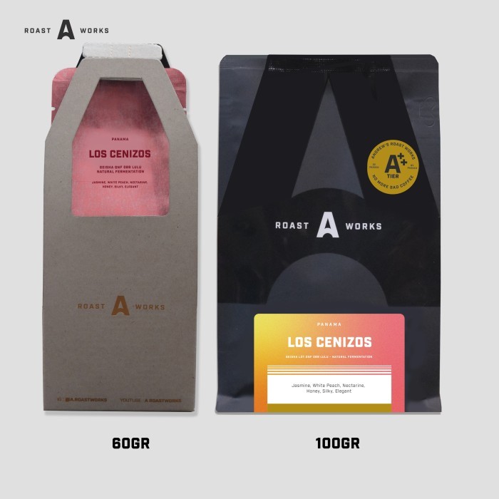 

Panama Los Cenizos Geisha Lot GNF 089 Lulu Natural Fermentation (Filter) - Exotics Coffee - A Roastworks - Biji Kopi