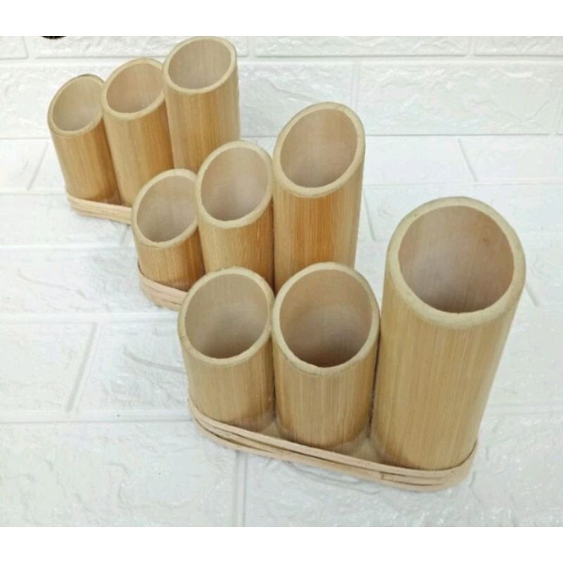 

stetc TEMPAT PENSIL/PULPEN DARI BAMBU NATURAL TYPE AB. 11