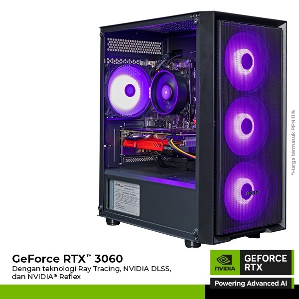 PC Rakitan Gaming Myth Hunter 3 LE GeForce RTX 3060