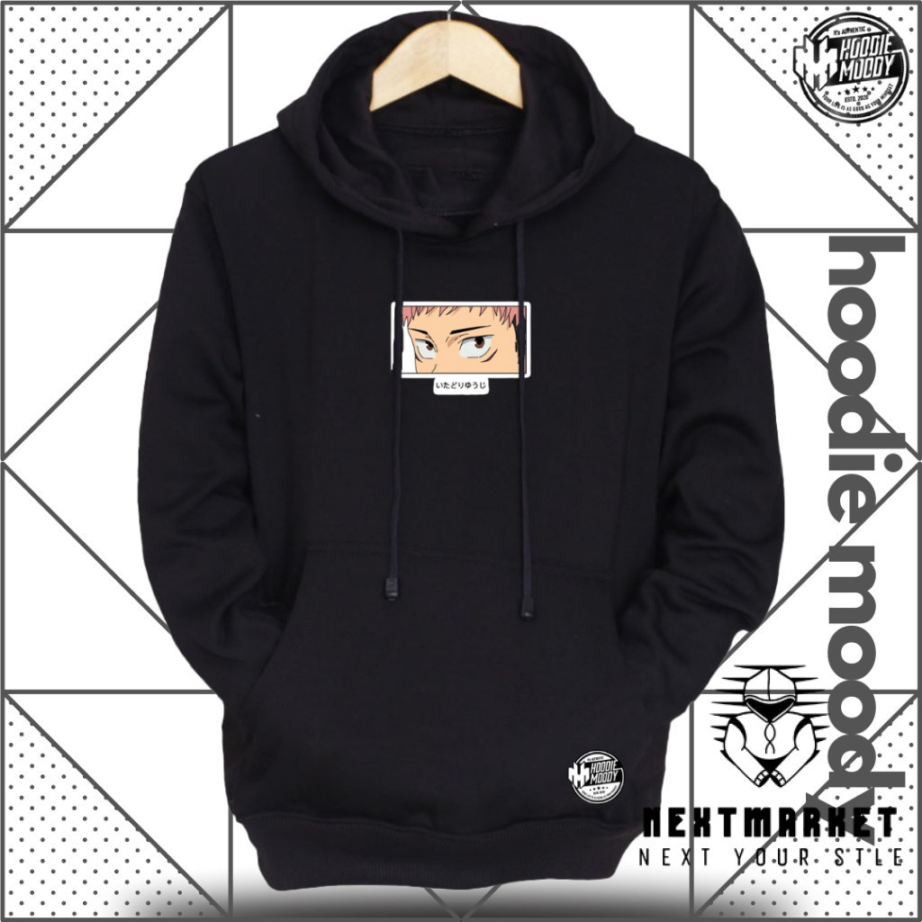 nextmarket Jaket Hoodie pria wanita Sweater hodie cowo cewe SUITER JJK jujutsu kaisen tebal fleece w
