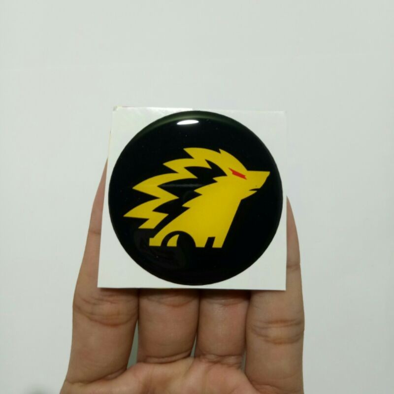 

Stiker timbul resin lentur logo Onic Esport