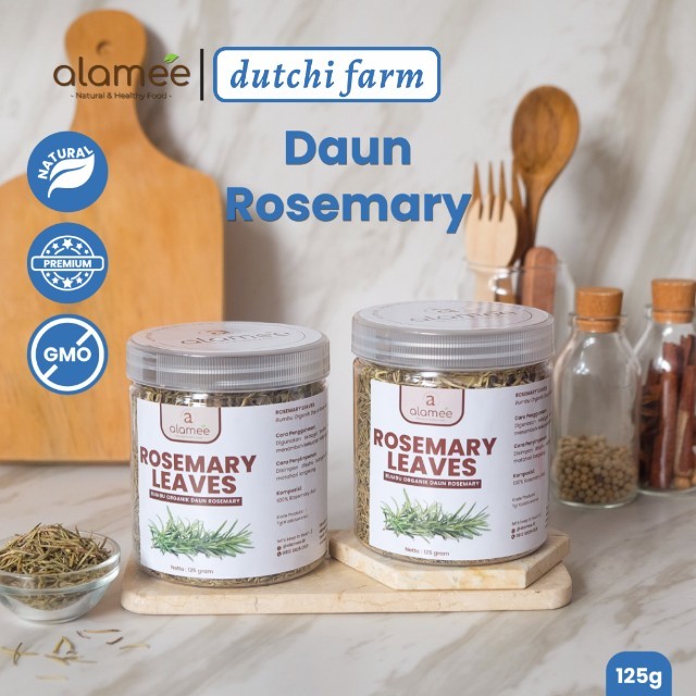 

Daun Rosemary Rosmari Kering Dried Leaves Seasoning Organik Murni Asli Bumbu Masak Organik Masakan