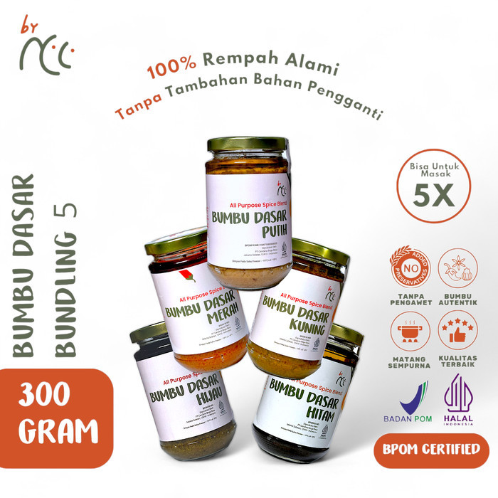

[NEW] By NCC Bundling 5 Bumbu Dasar 300 gr