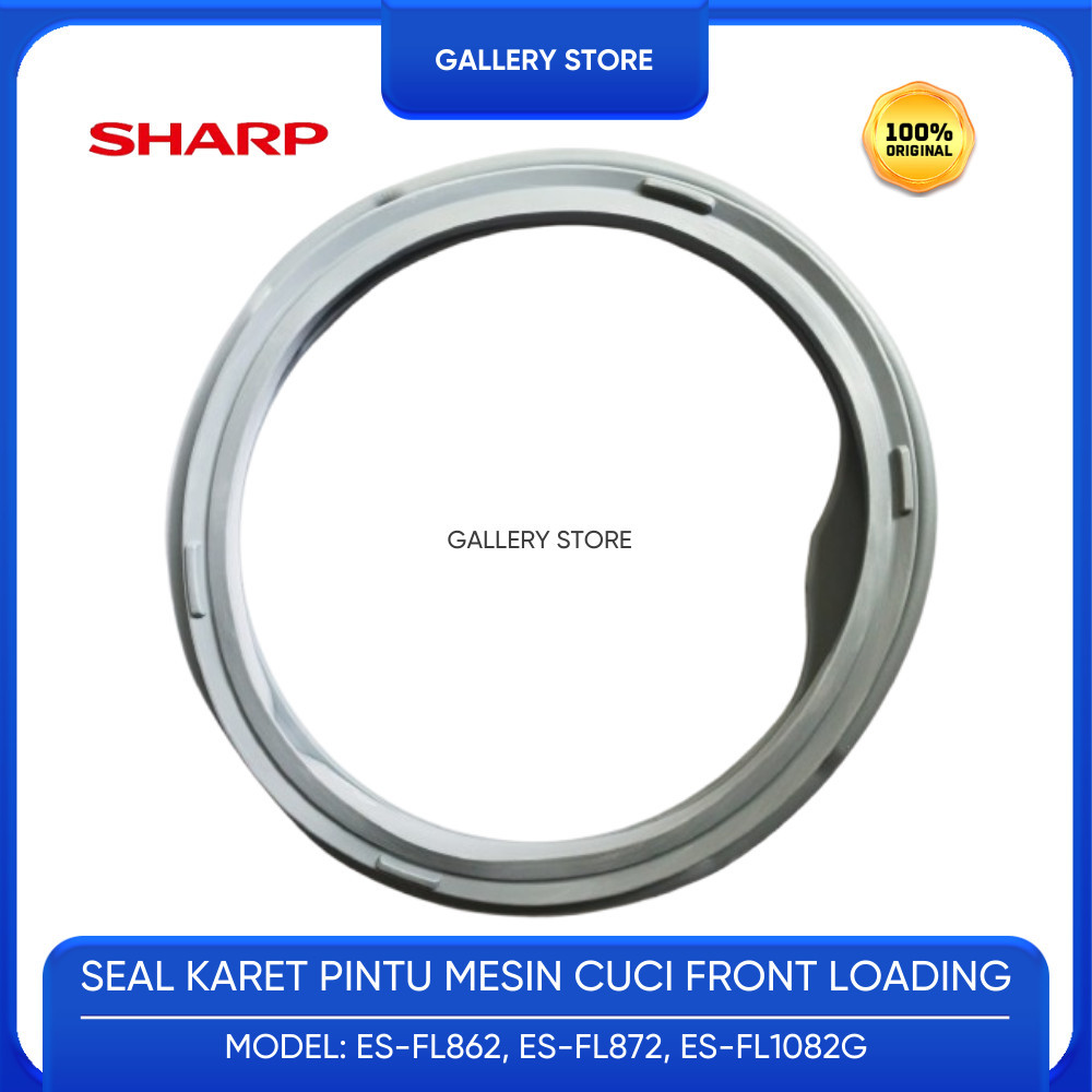 ORIGINAL SEAL KARET PINTU MESIN CUCI FRONTLOAD SHARP ES FL1082G ES-FL1082