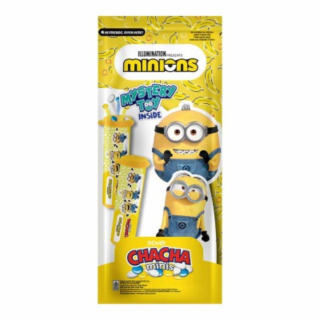 

Chacha Minis Cokelat Mystery Toy Minions 2 x 12.5 g