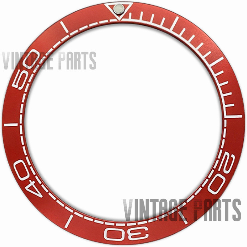38Mm aluminum seamaster bezel insert fit for omega 300 watch