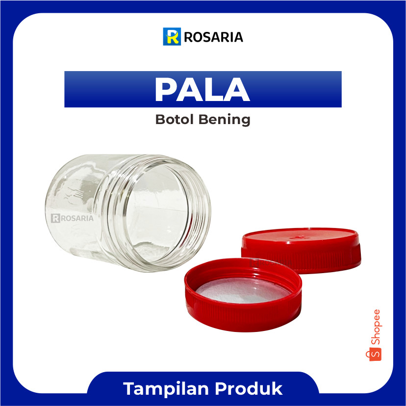 [ ECER ] BOTOL PALA 100 ML Plastik Bening Bumbu Dapur Toples Sambal