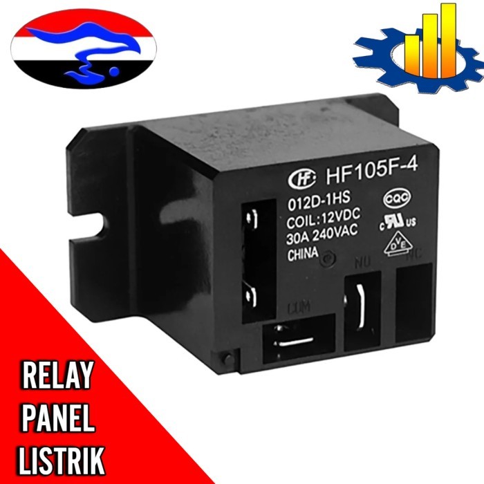 RELAY HF105F-4 DC12V 30 A