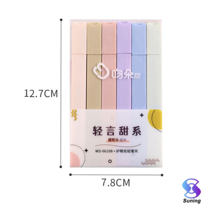 

COD MULTICOLOR pena stabilo siswa 6PCS/SET Stabilo - TYPE-E