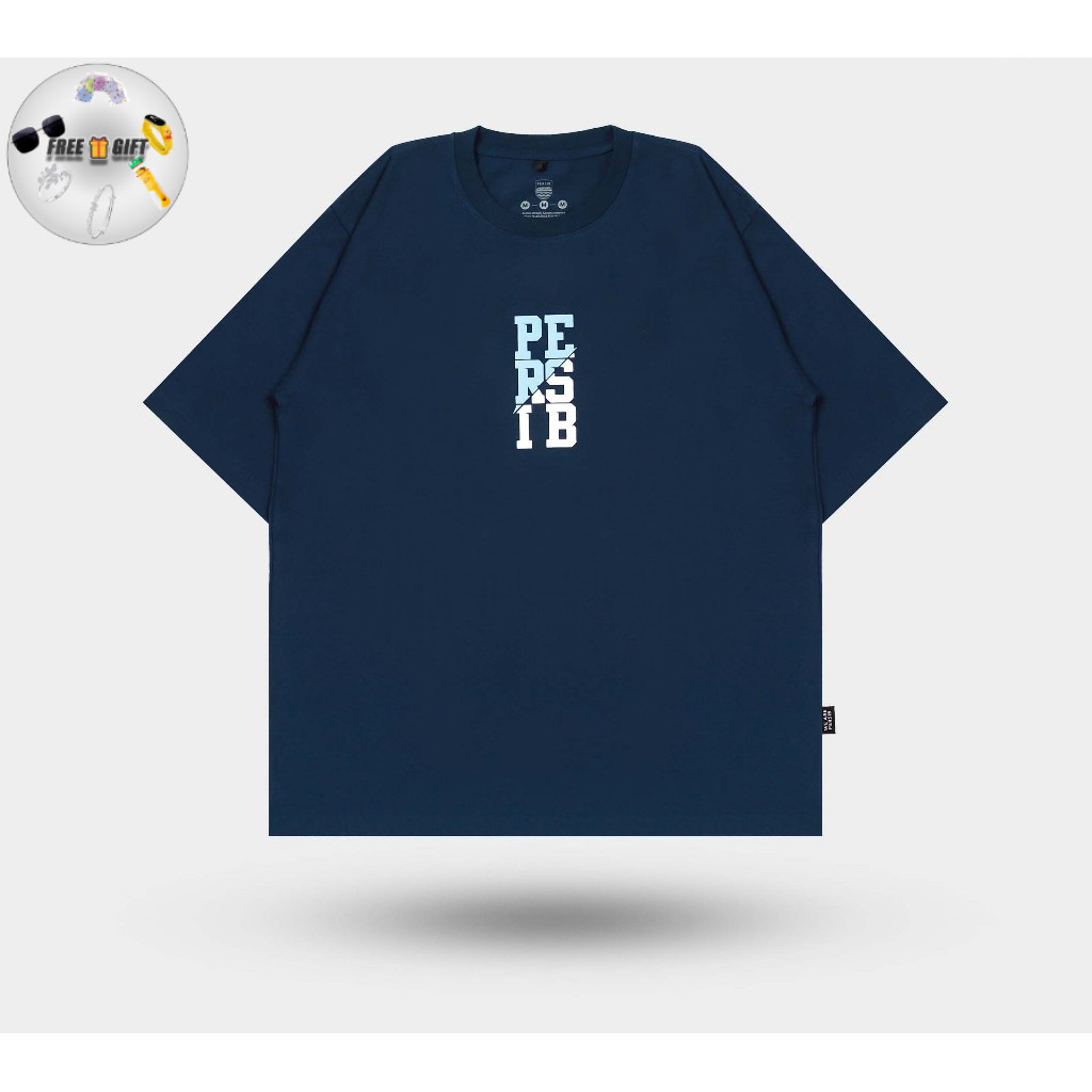 T-SHIRT PERSIB OVERSIZE HUNTER cotton 24 baju costum print dtf