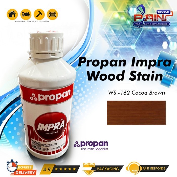IMPRA WOOD STAIN WS 162 B - COCOA BROWN 1 Liter
