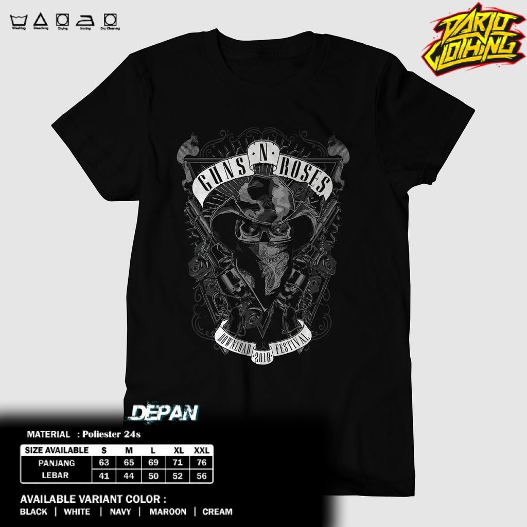 Toko Kaos Combed -  KAOS GNR MONO - GNR KOBOY