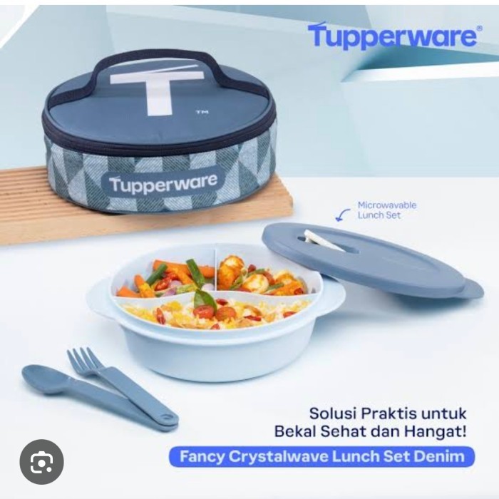 crystalwave lunch set tupperware