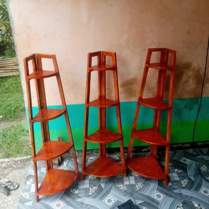 Terlaris ✨-rak sudut ruang tamu minimalis dekorasi