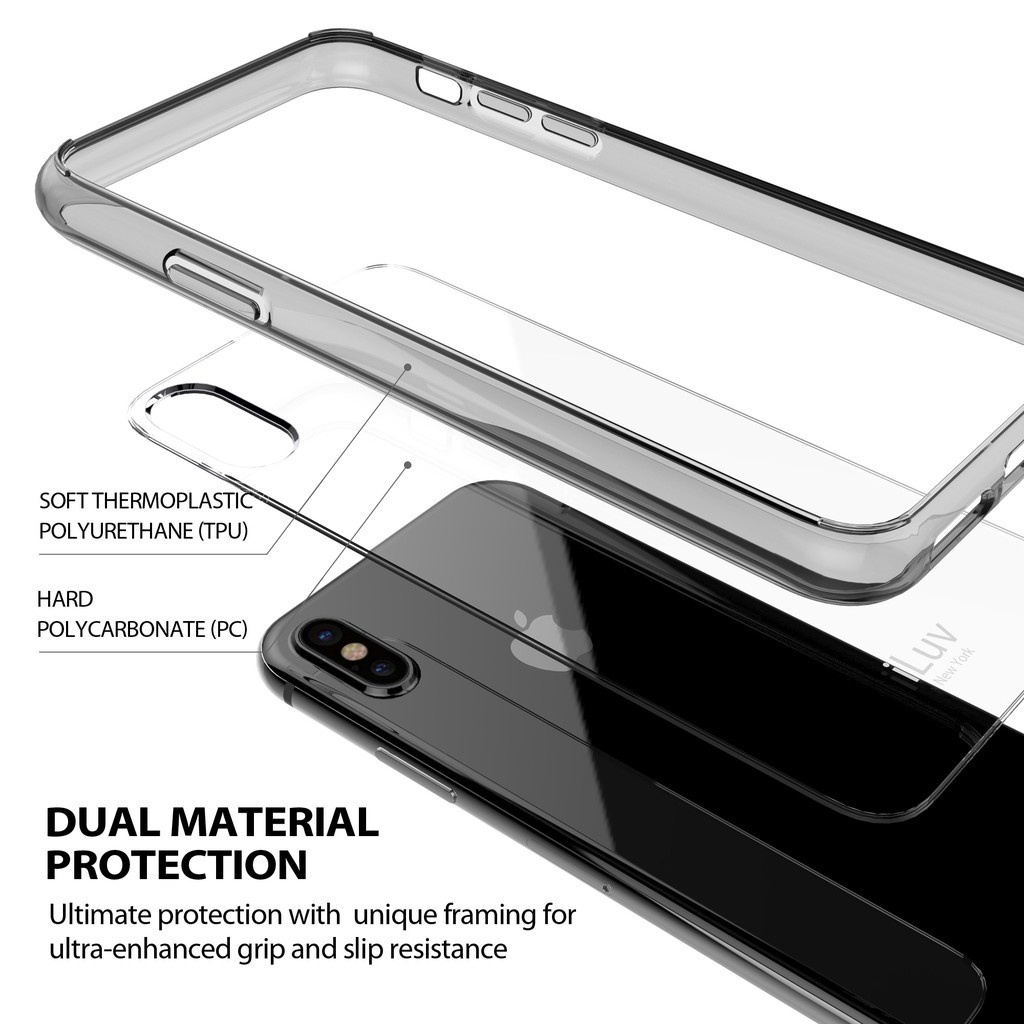 ILUV Vyneer iPhone XR Soft Case Protective Semi Transparent