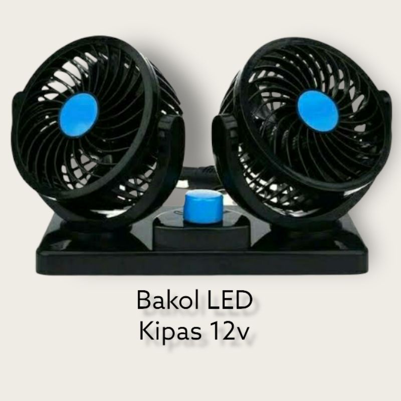 Kipas double blower 12v mobil