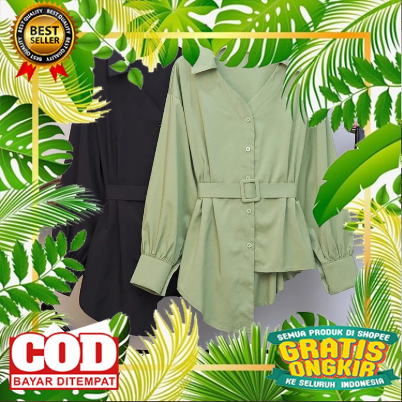 KOREAN STYLE OOTD TRENDY TERBARU /Starla Blouse - Ukuran S M L XL XXL XXXL XXXXL 2XL 3XL 4XL 2L 3L 4