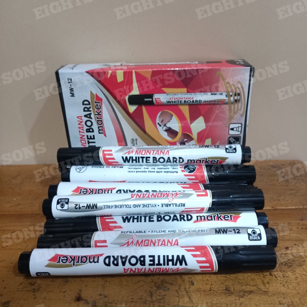 

1 pcs Spidol Besar Whiteboard Montana (bisa dihapus)